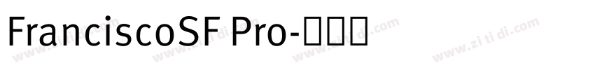 FranciscoSF Pro字体转换